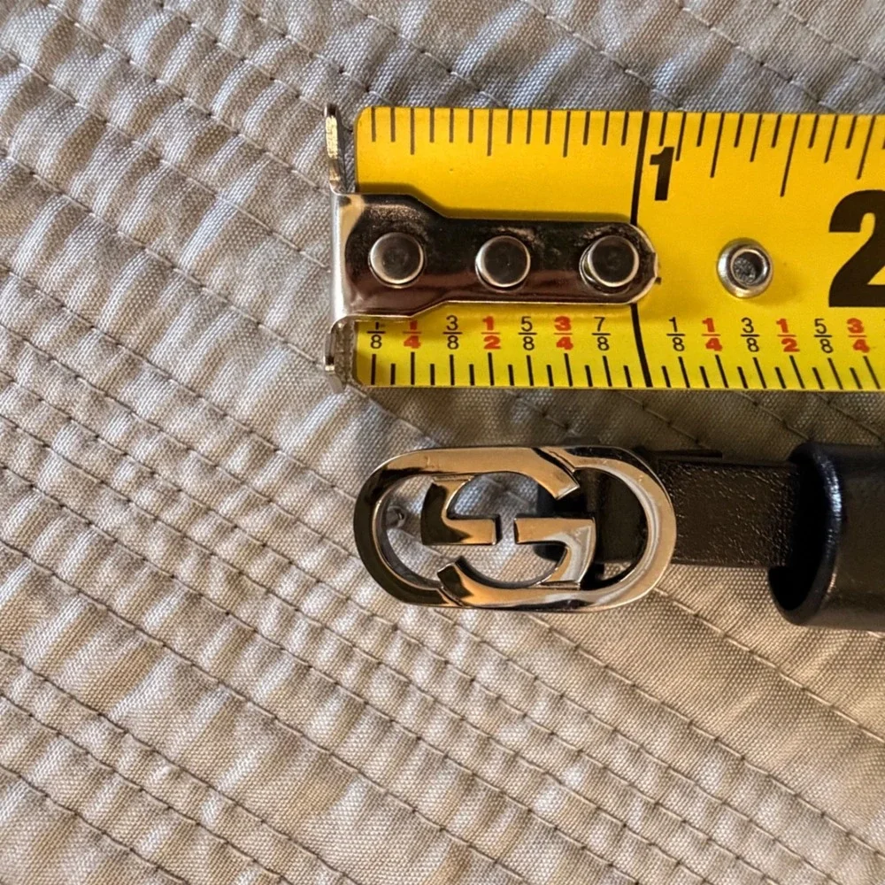 Gucci skinny belt